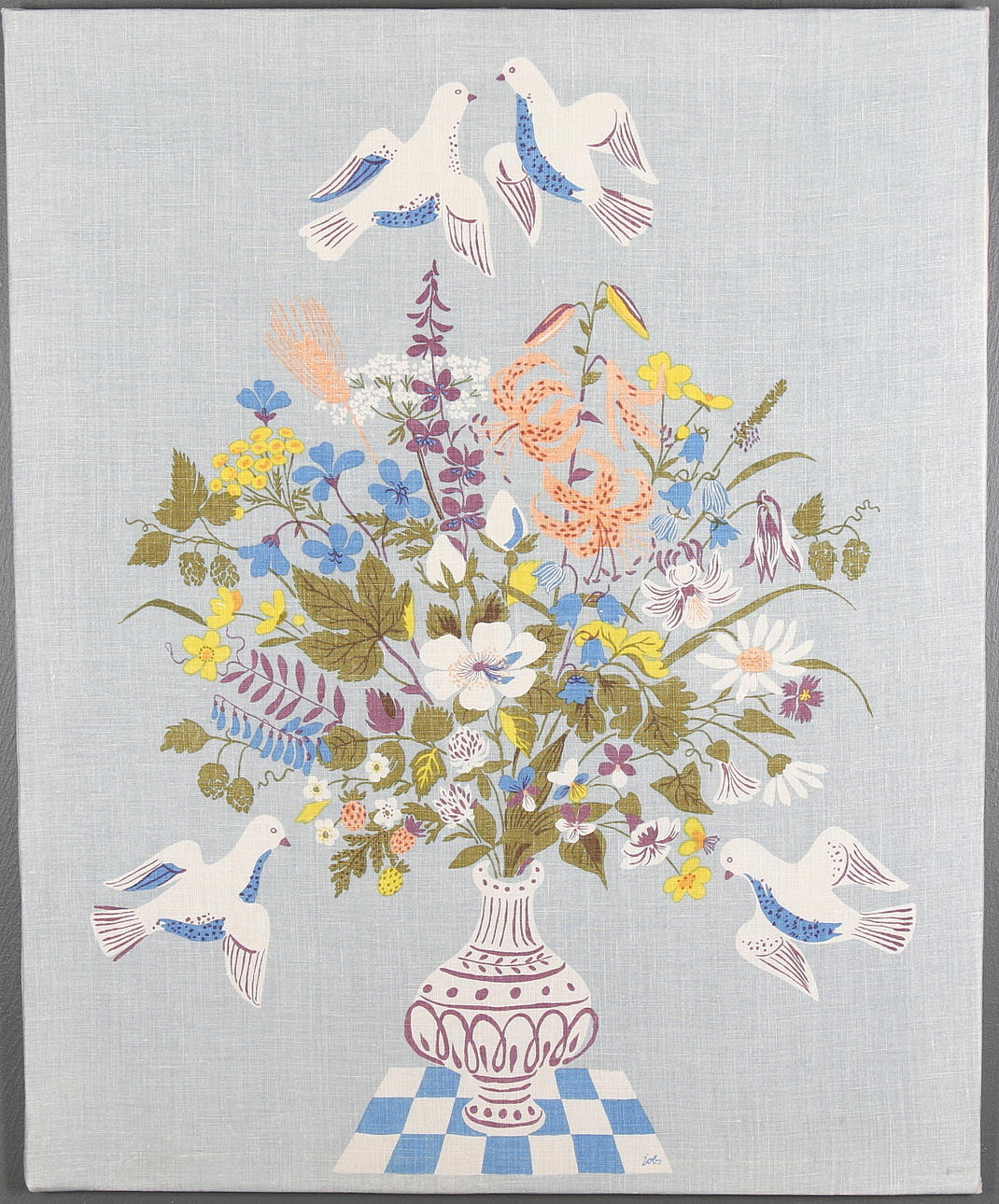 TEXTIL, Bodil Jobs, "Duvor", 1900-talets andra hälft.