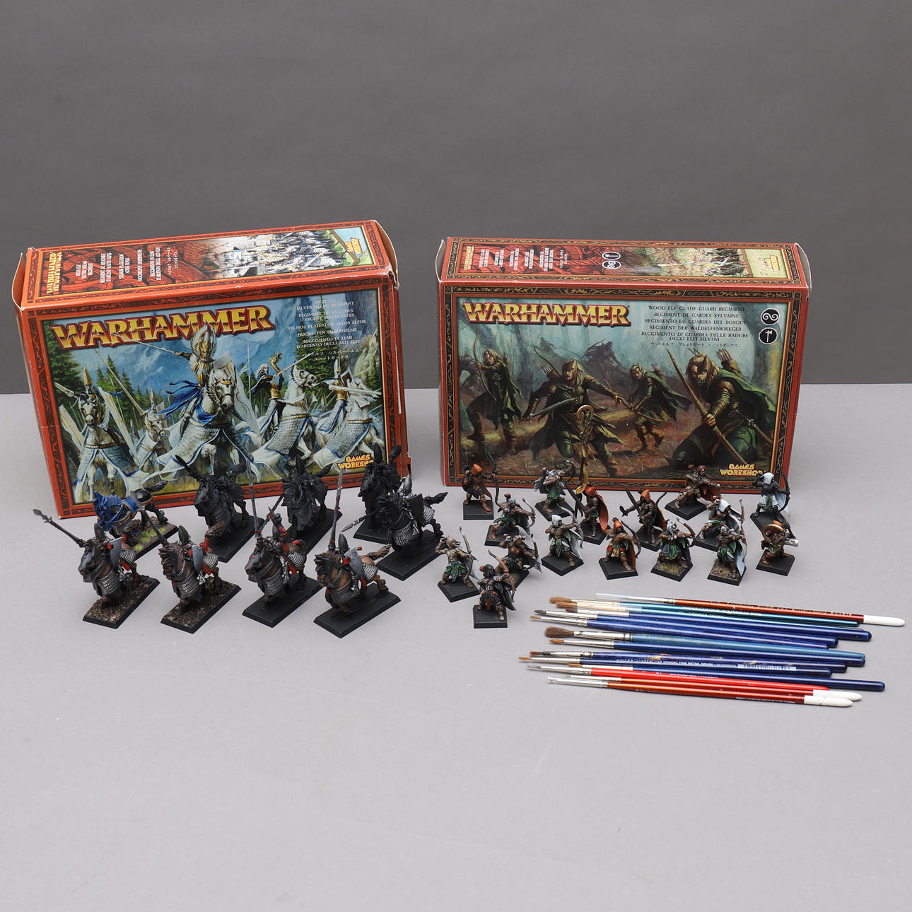 WARHAMMER, 6ª edición, elfos silvanos y elfos nobles.