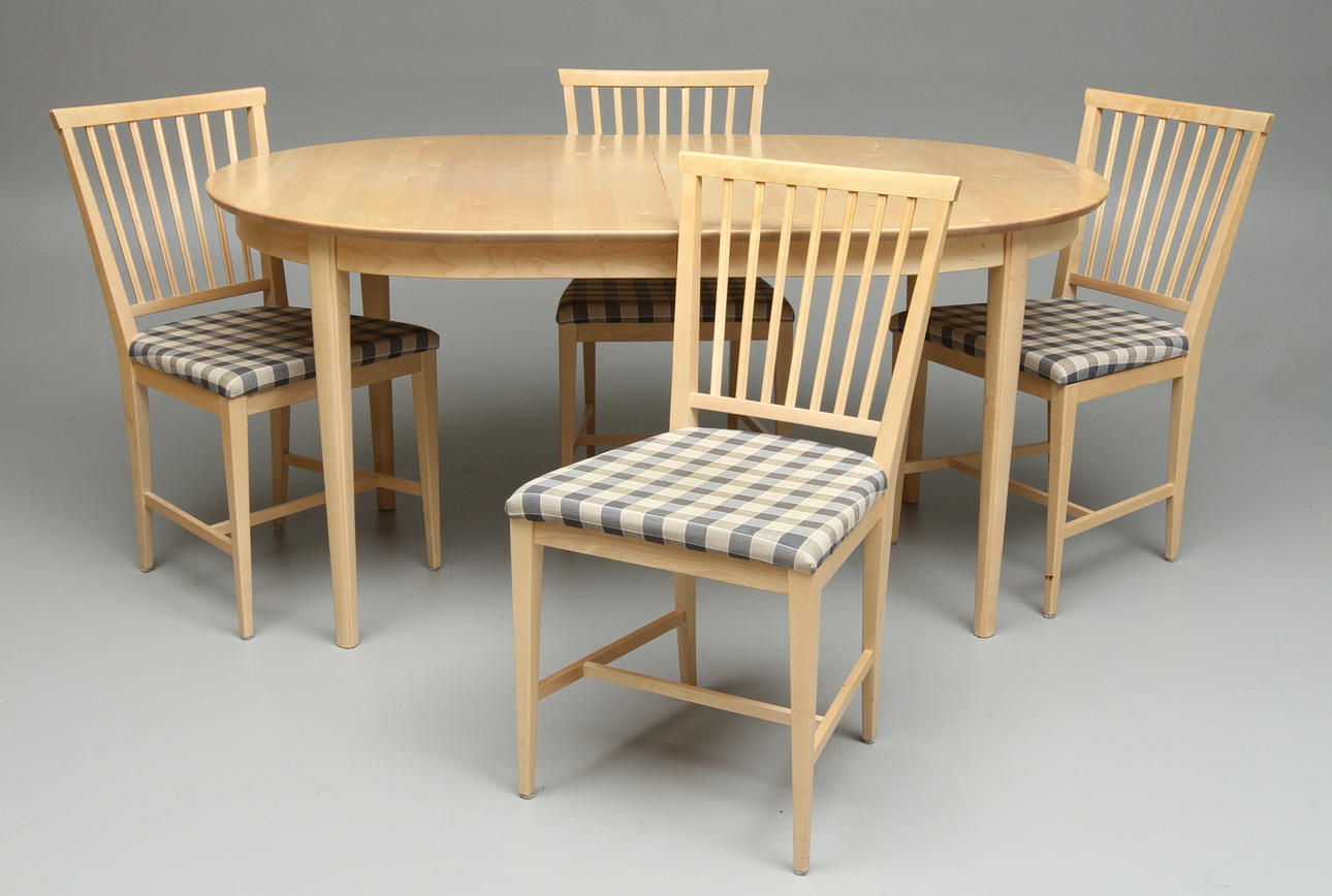 MATSALSGRUPP, 5 delar, "Vardags", Carl Malmsten.