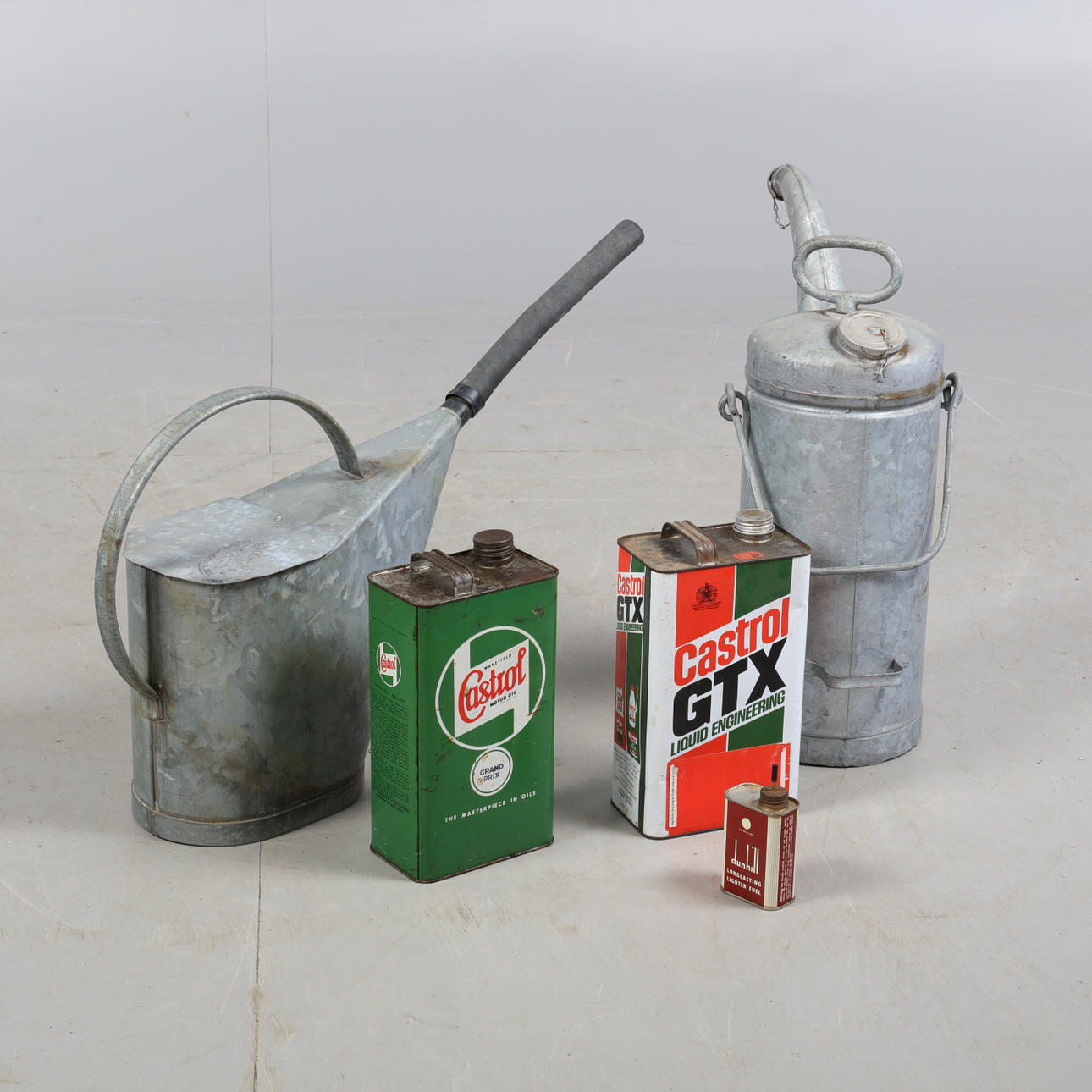 Zinkkannor, Castroldunkar, Dunhill.