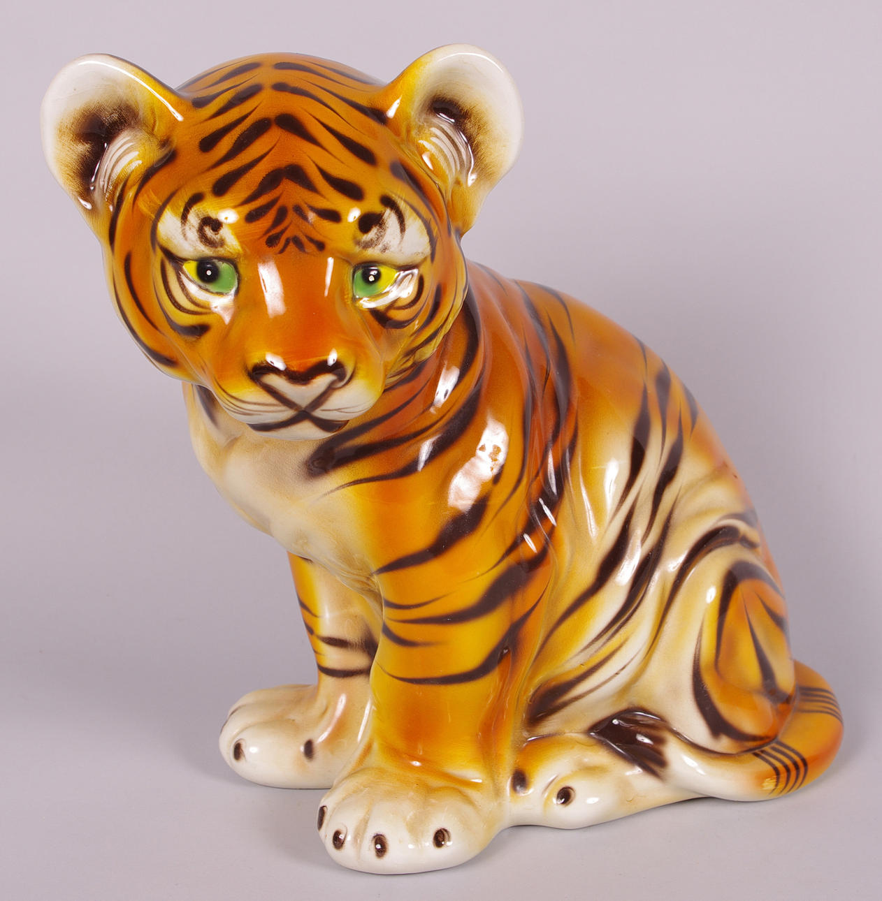 PORSLINSFIGUR, tigerunge, Portugal.