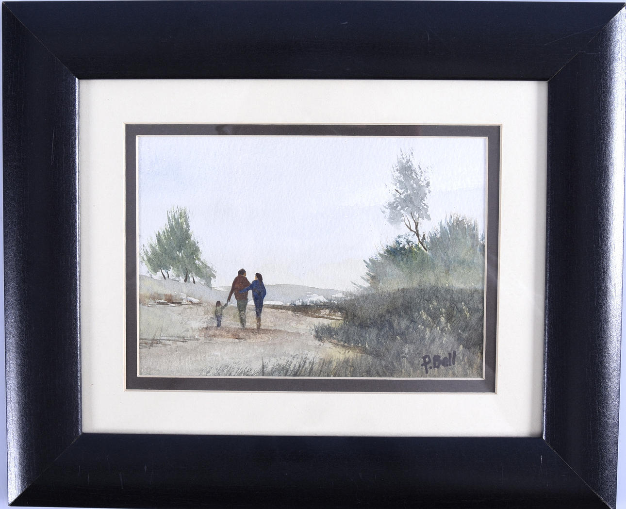 PETER BELL. Akvarell.