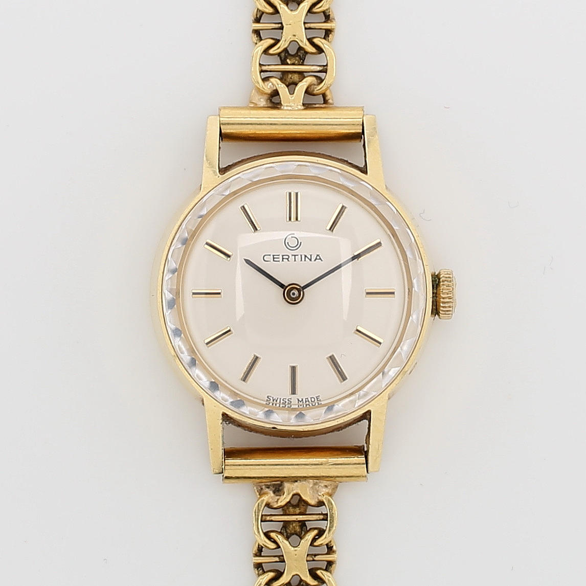 WOMEN'S BRACELET, Certina, 14/18K gold. Total weight approx. 24.4 g.