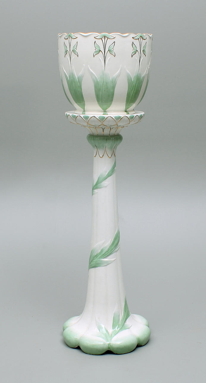 PIEDESTAL med YTTERFODER, Jugend, Rörstrand, ca 1900.