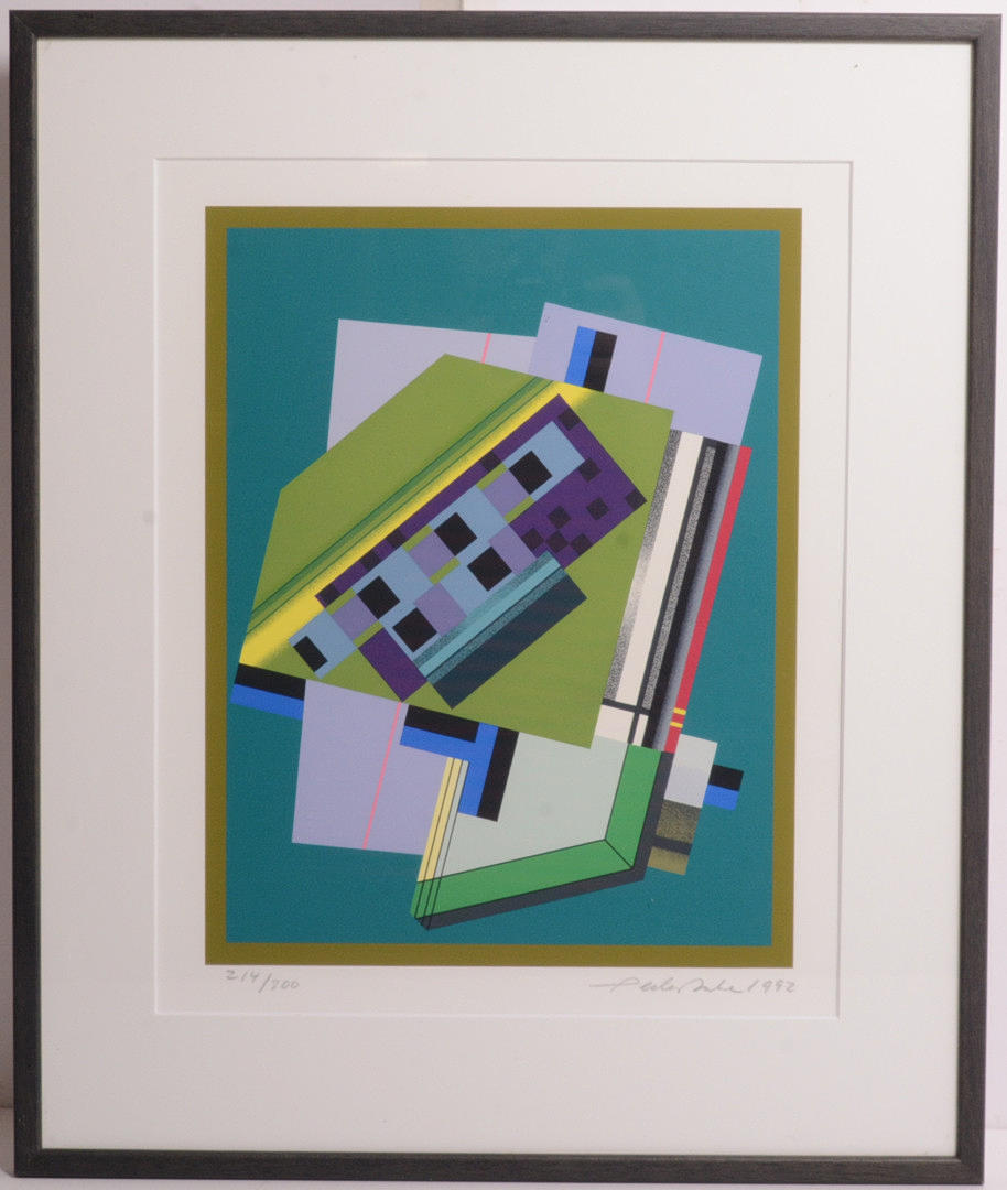 PEDER DUKE. Surreal. Lithograph.