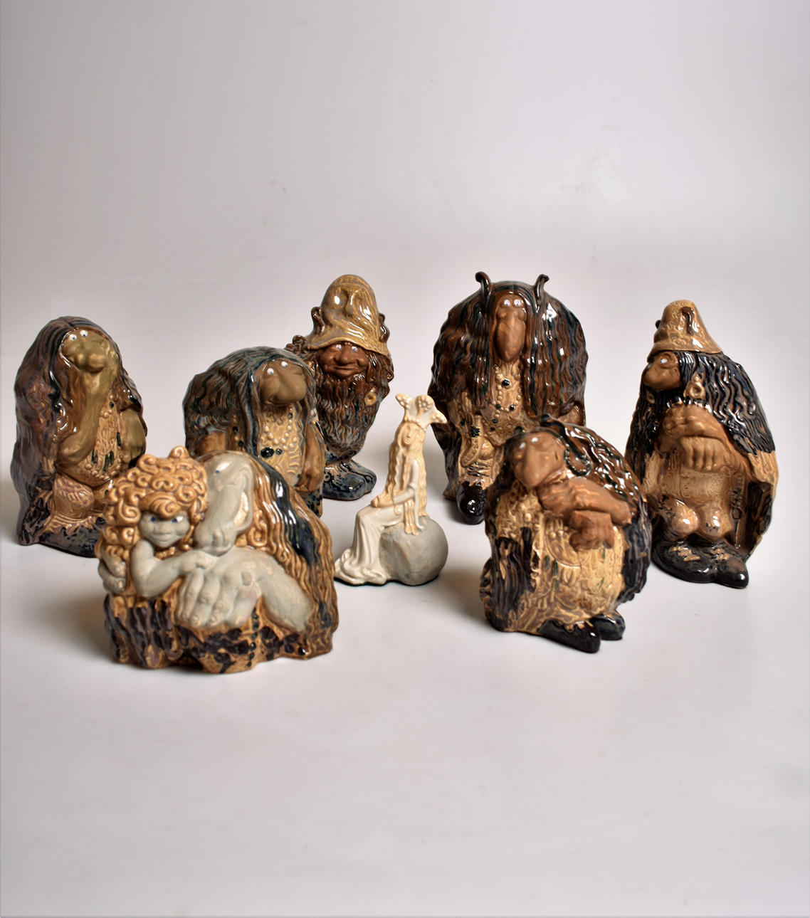 FIGURINER 8 st John Bauer troll.