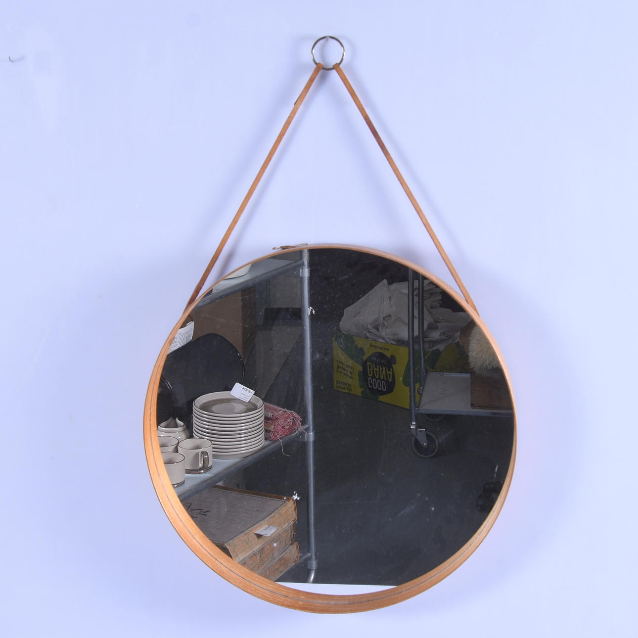 SPEGEL, teak, Glasmäster Markaryd.