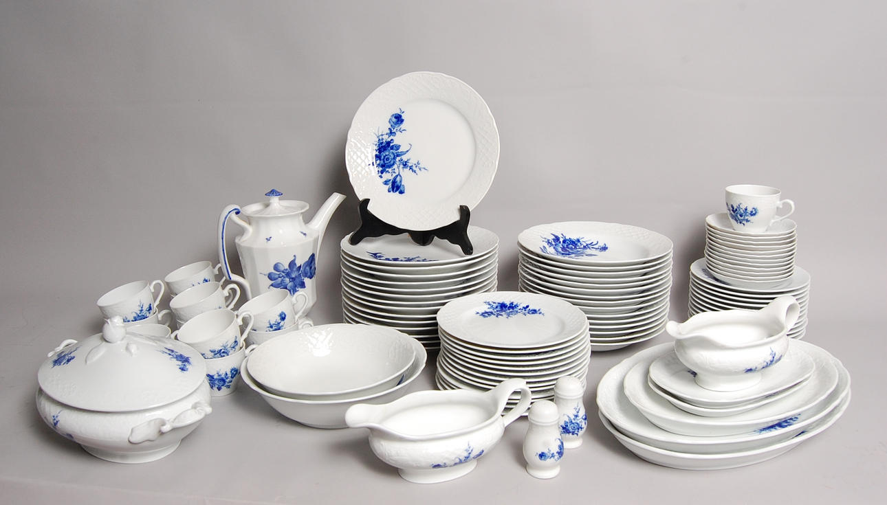 MAT, KAFFESERVIS, porslin, 92 delar, Echt Kobalt.