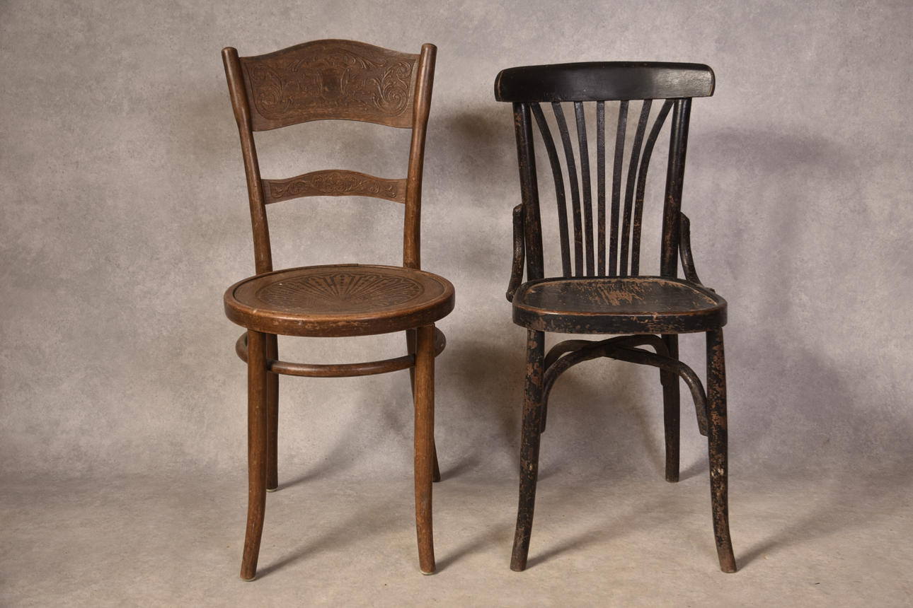 WIENER CAFESTOLAR 2 stk 18-1900 århundrede.