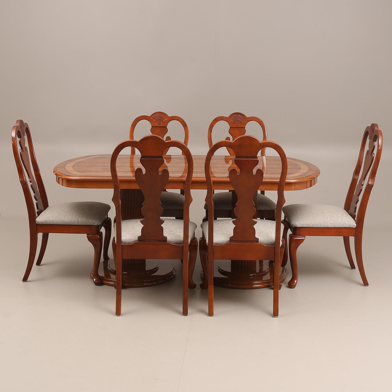 DINING GROUP, 7 parts, Rococo style 19/2000s.