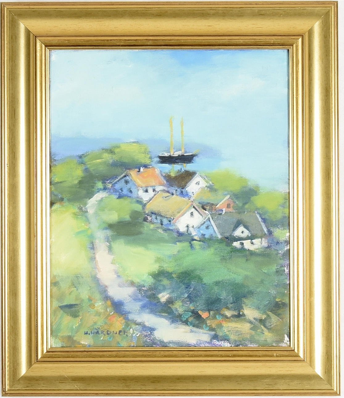 ULF HÅRDNER. Olja på duk.