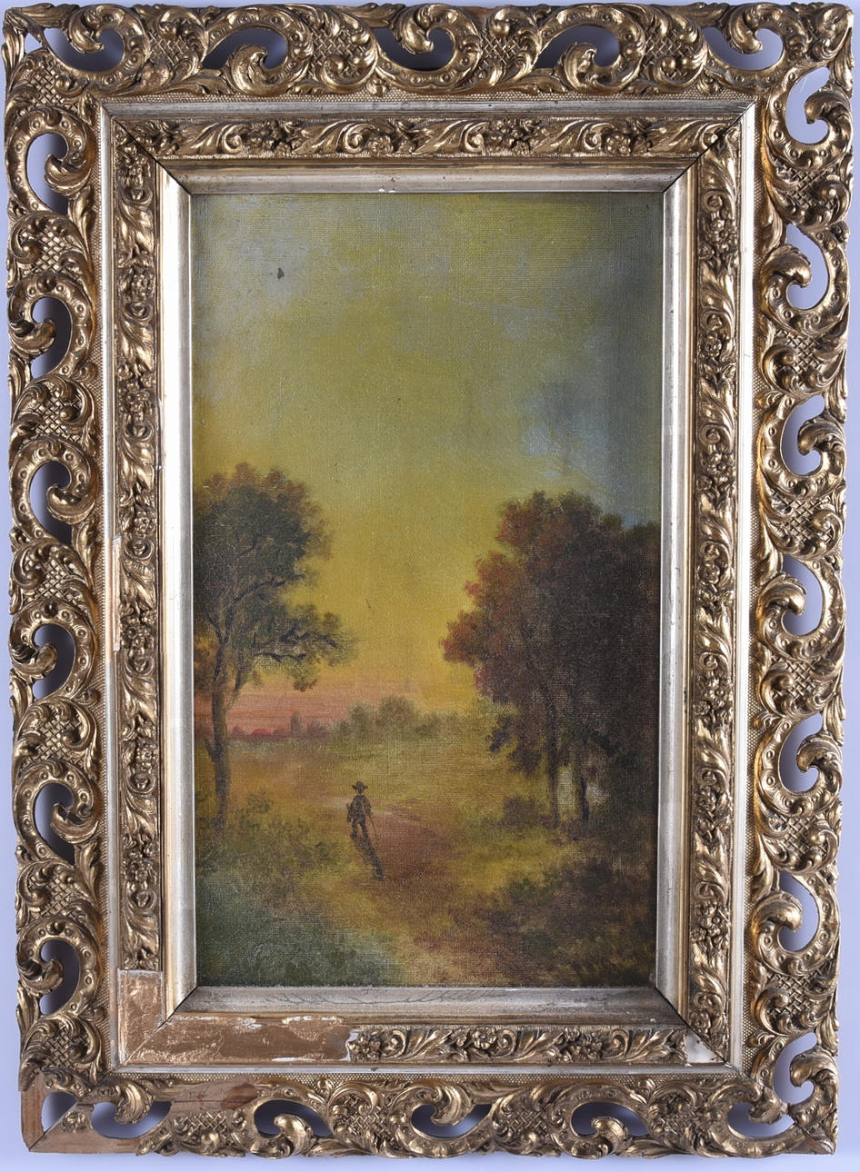 OIDENTIFIERAD KONSTNÄR. Olja på duk.