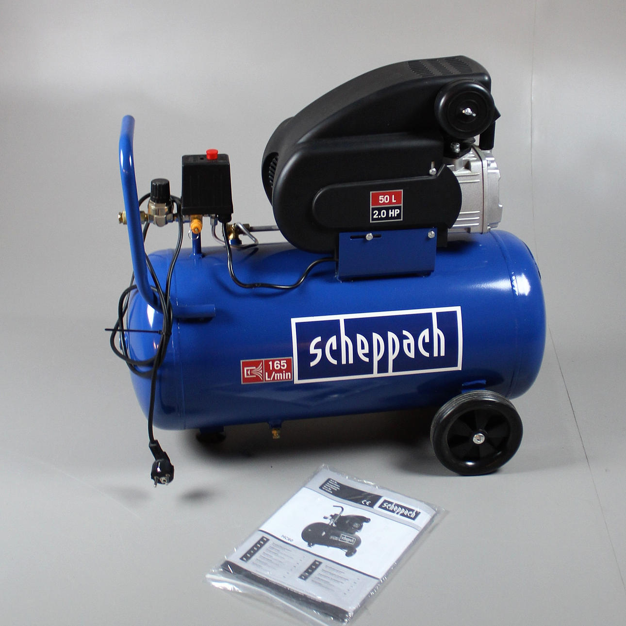KOMPRESSOR Scheppach 50L 2,0HP.