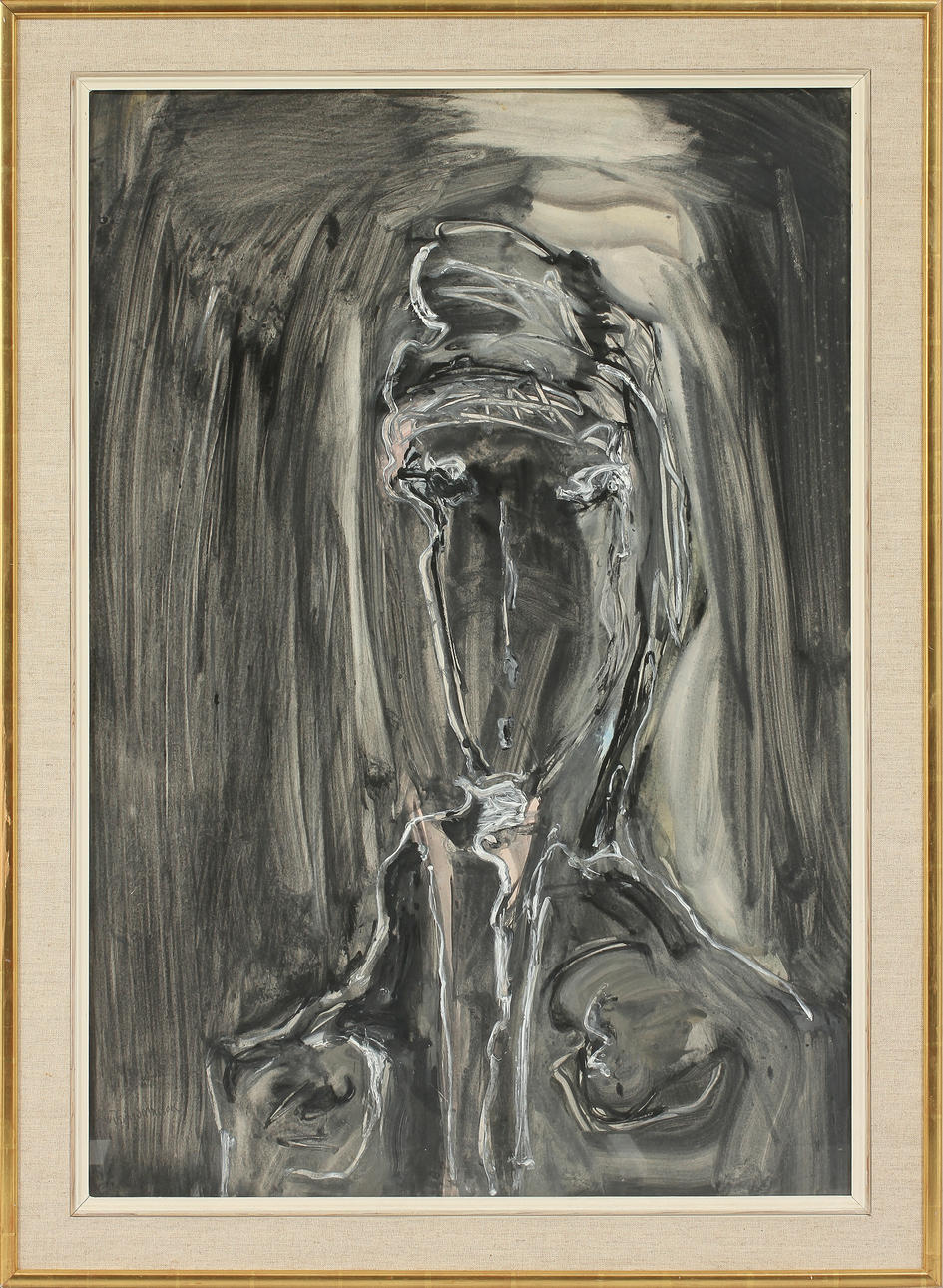 WIKING SVENSSON, gouache, sign.