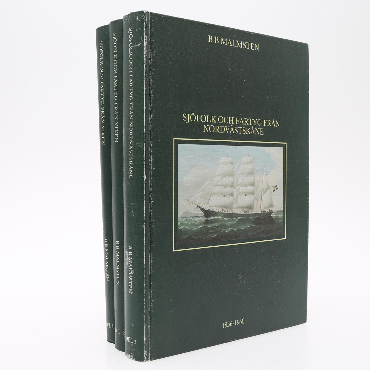 NAUTICAL. B. B. MALMSTENS' CLASSICS ABOUT SAILORMEN AND SHIPS FROM THE BAY AND NORTH-WESTSKÅNE.