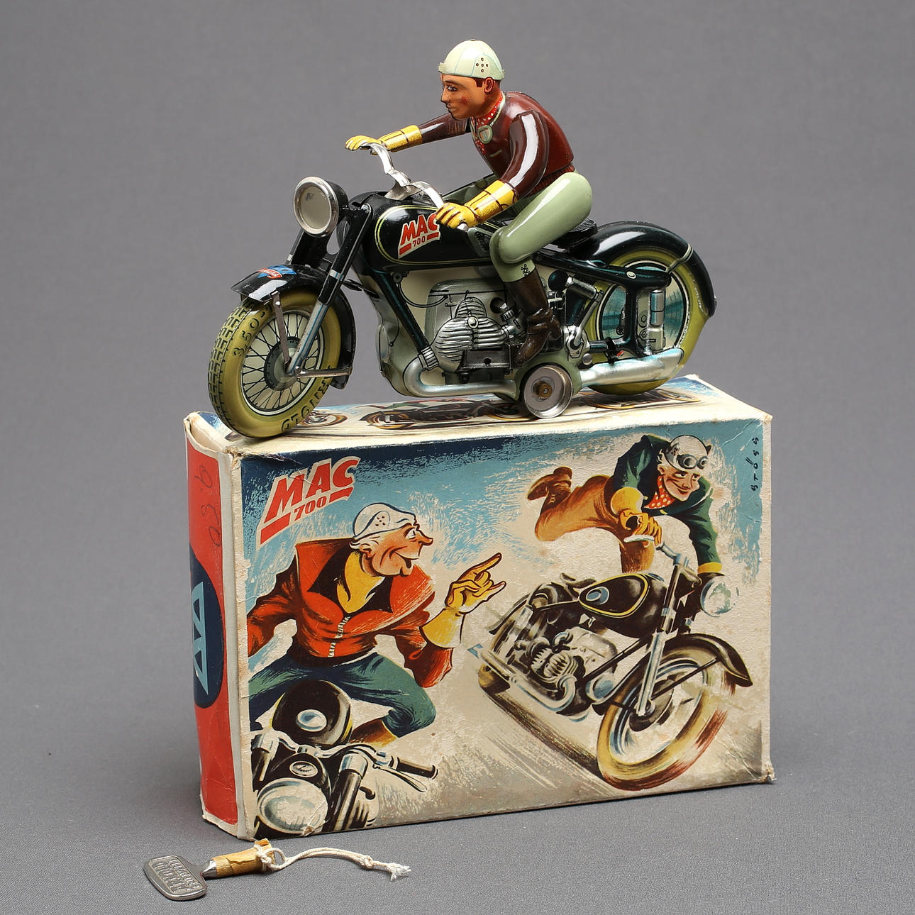 ARNOLD MAC 700 motorcycle lito sheet, Germany USzone, original box.