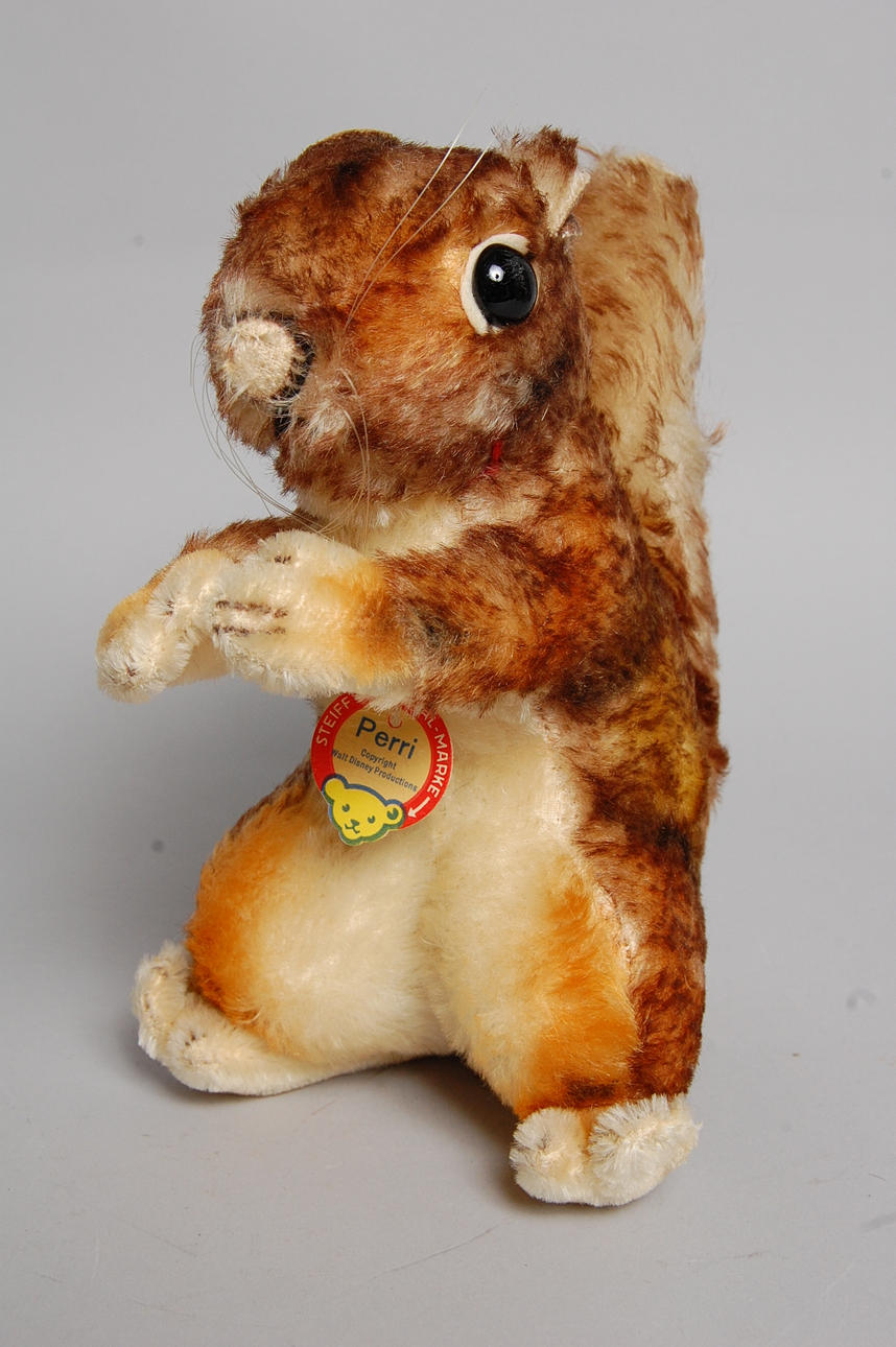 STEIFF, ekorre, 1900-talets mitt.