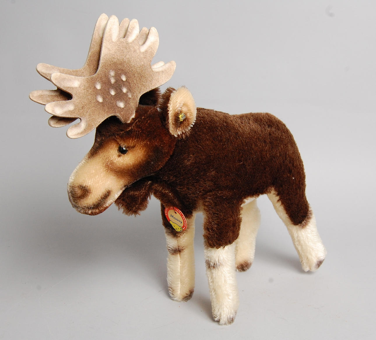 STEIFF, älg, 1900-talets mitt.