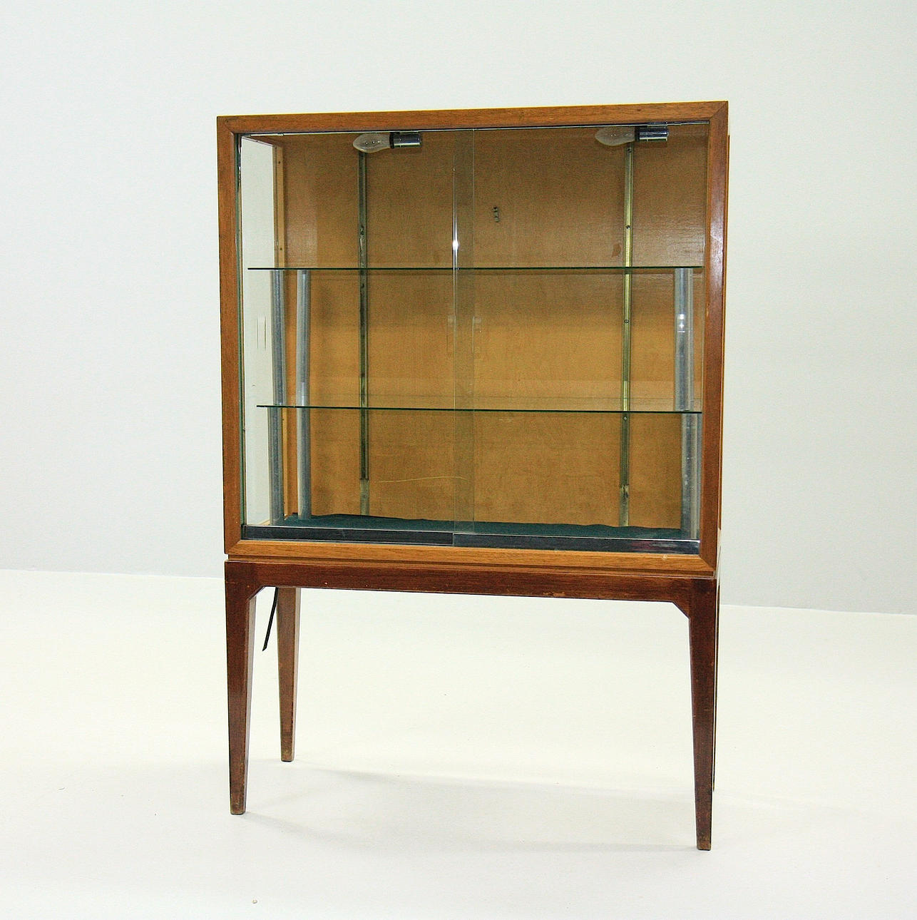 VITRINE, Teak, 60er Jahre.