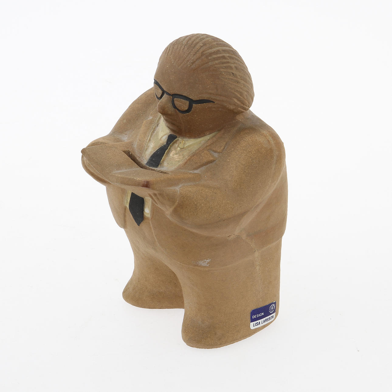 SPARBÖSSA "GUNNAR STRÄNG", stengods. Lisa Larson för Gustavsberg.