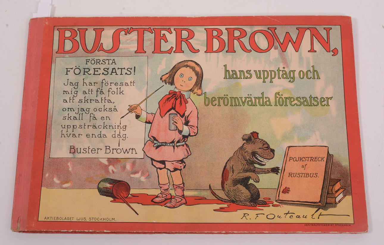 Buster Brown Comic book. First edition 1907.