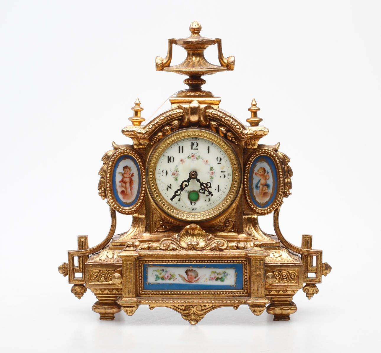 TABLE WATCH, gilded metal, 1800s / 1900s.