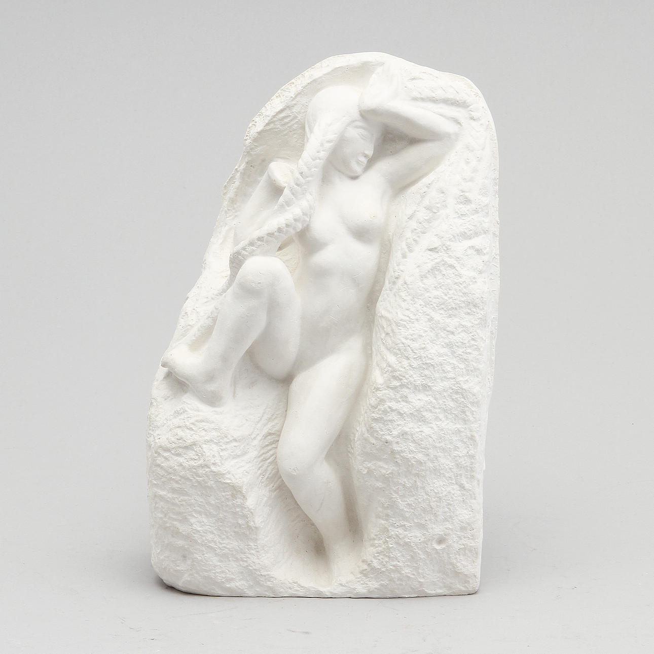 SKULPTUR, gips, efter Carl Milles.