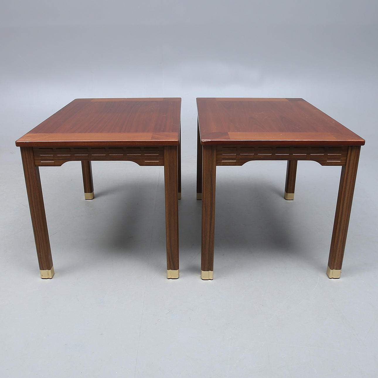 SIDE TABLE, a pair, Alberts, Tibro, 1960s/70s.