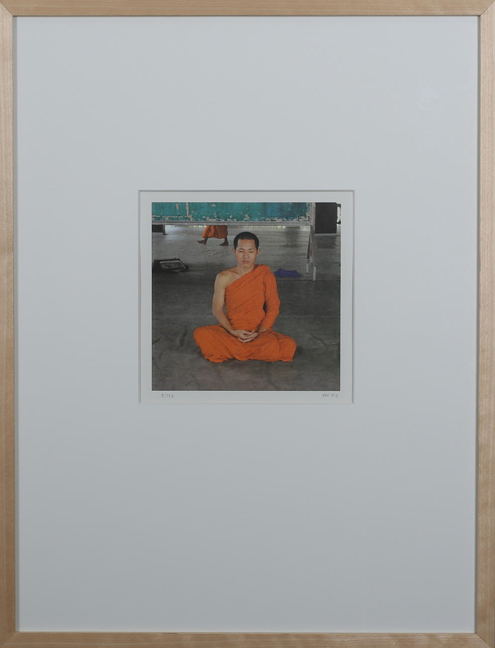 FREDRIK WRETMAN. "Phra Sontisouk sin thavong". Grafiskt blad. Signerad FW och daterad -06. 2/150.