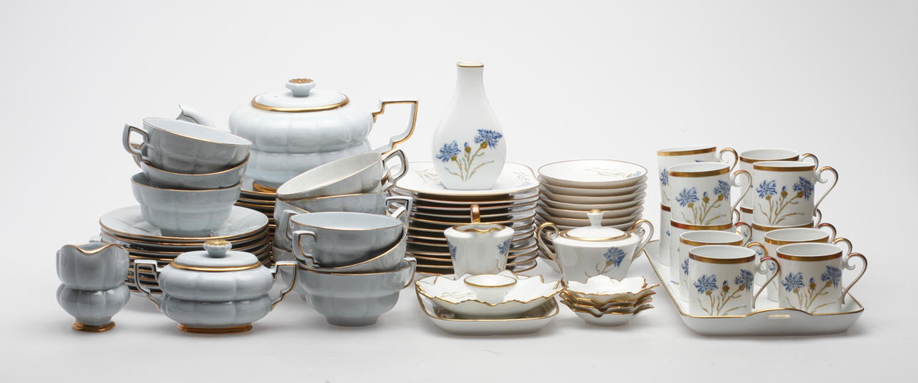 SERVISDELAR, keramik, Hackefors samt Gefle.