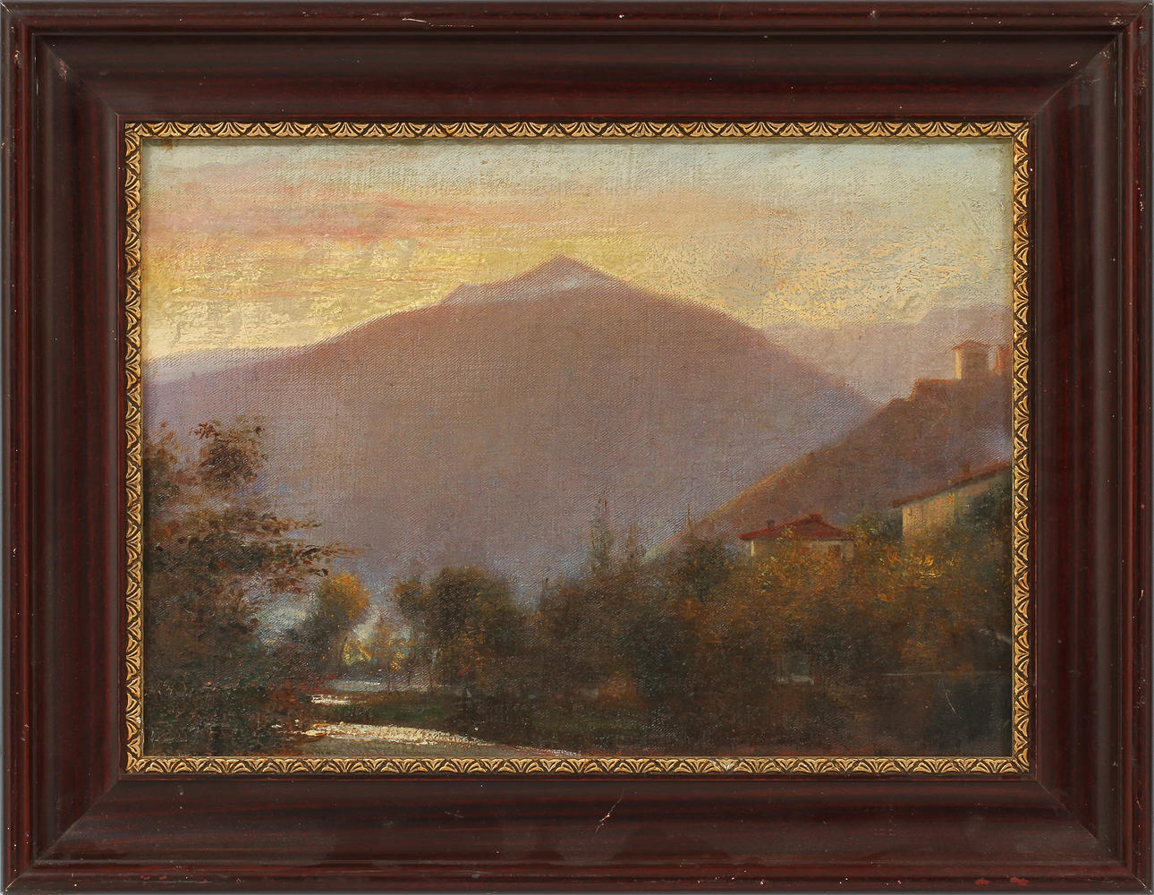 OKÄND KONSTNÄR, olja på duk, 1800-tal.