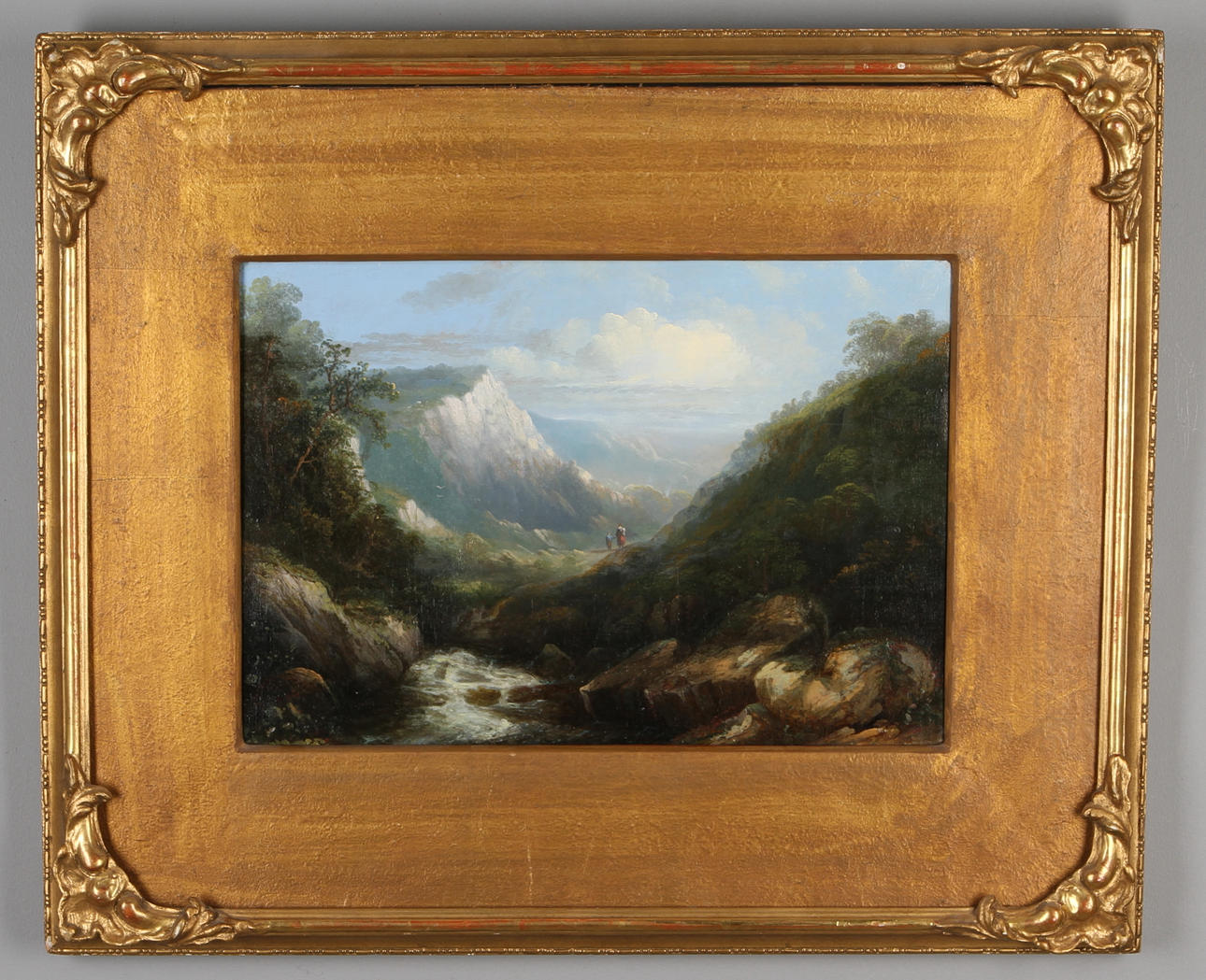 AUGUSTUS WALL CALLCOTT. TILLSKRIVEN. Landskapsmotiv, olja på duk, signerad A. Calcott.