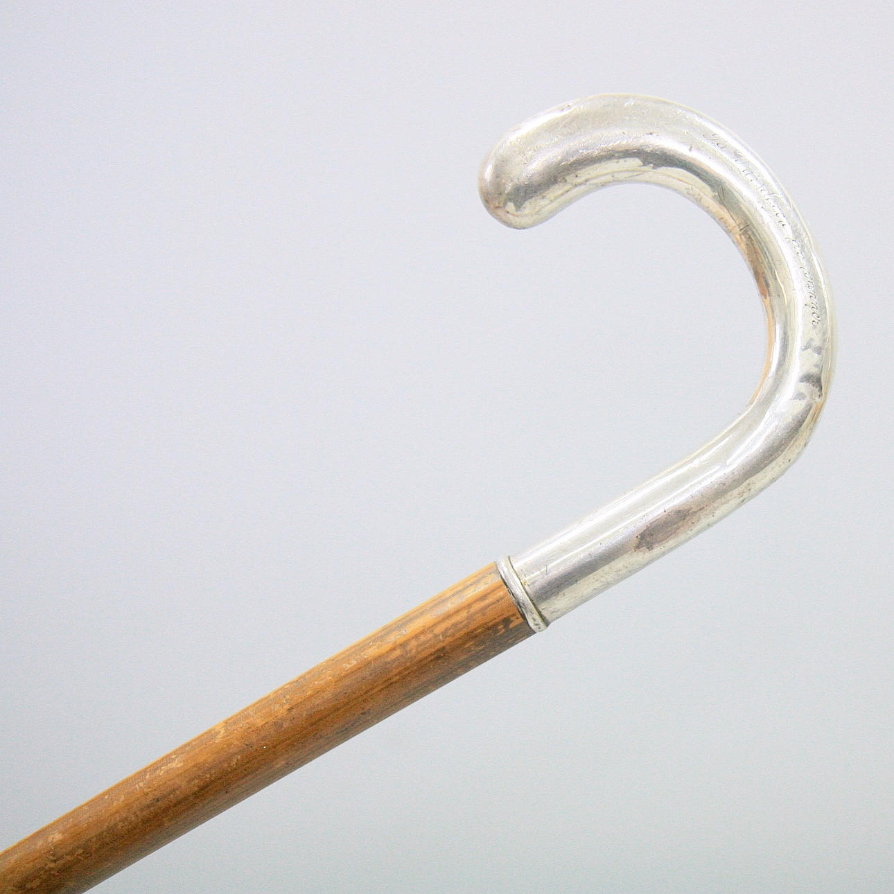 CANE, silver, 1900s.