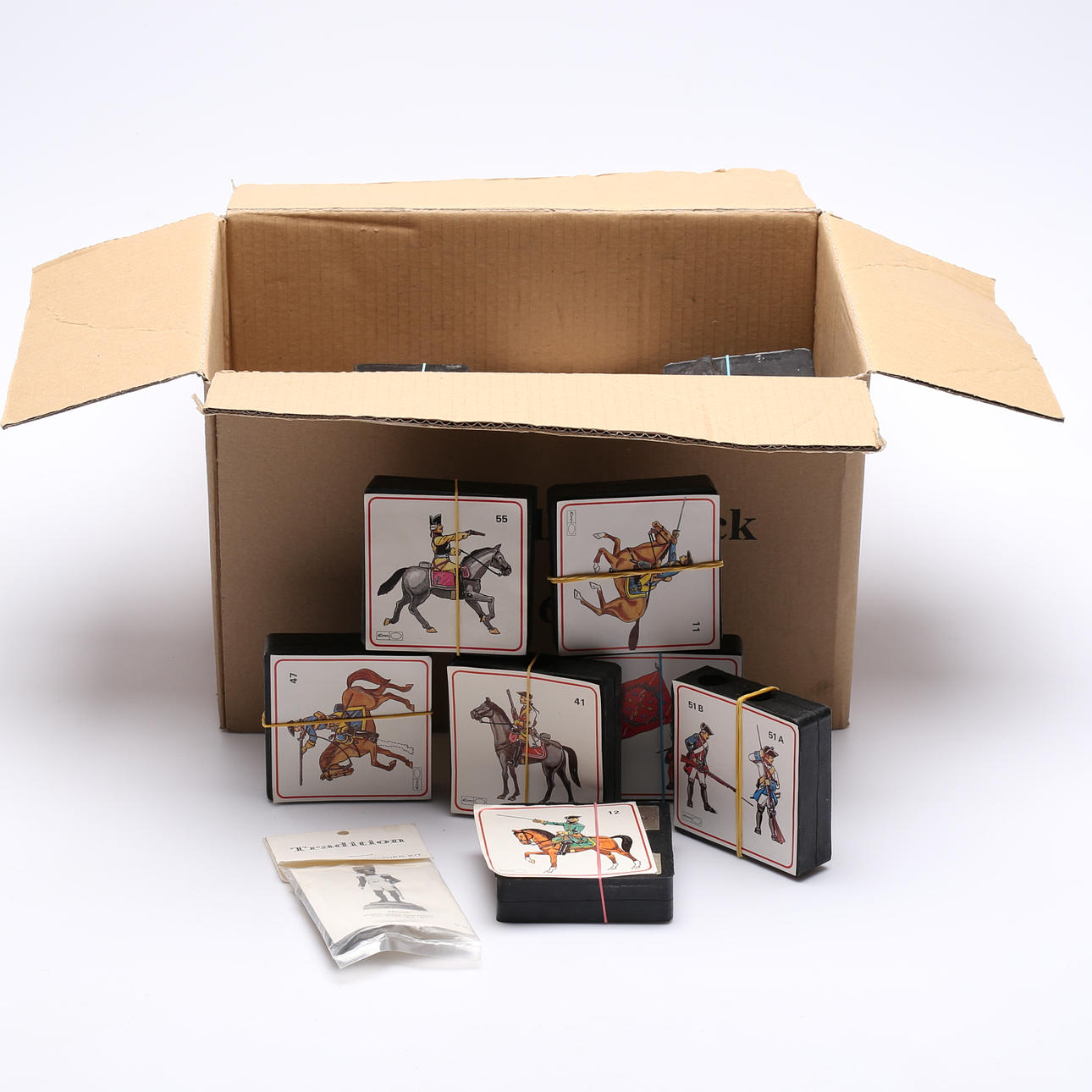 FORMEN für Zinnsoldaten, 50 Stk.