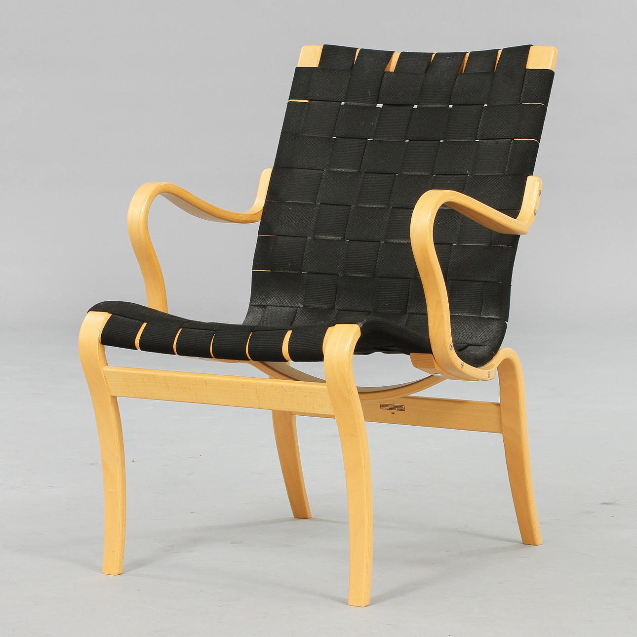 FÅTÖLJ, "Mina", Bruno Mathsson, Mathsson International 1993.