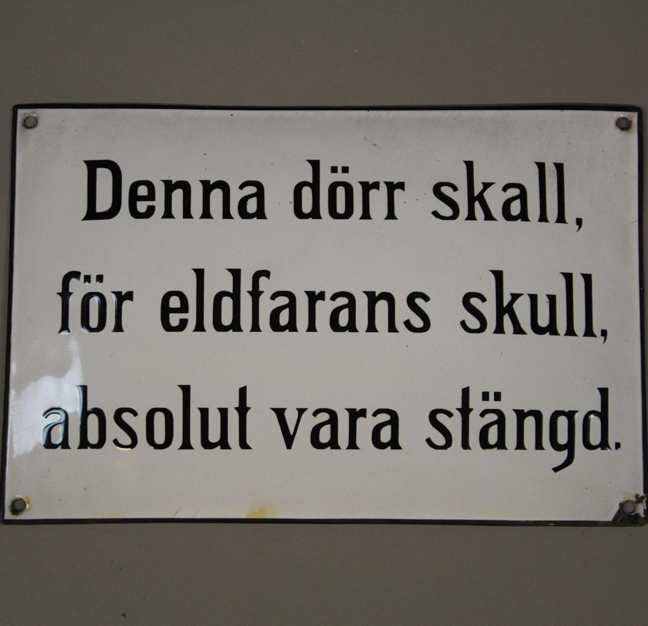 RÓTULO, chapa esmaltada.