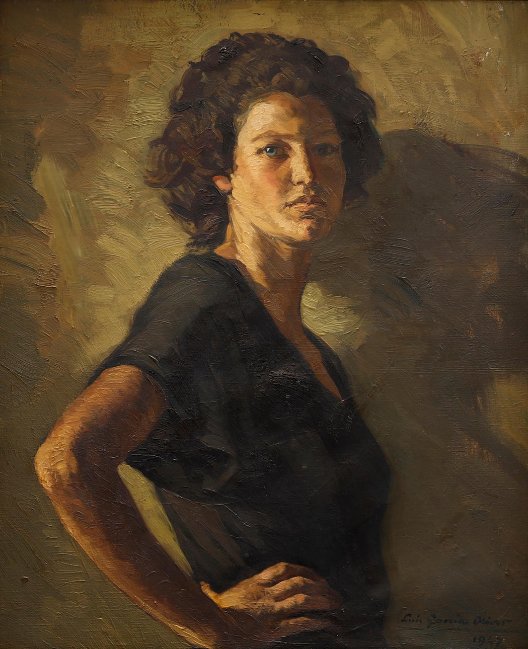 LUIS GARCÍA OLIVER. Una joven.