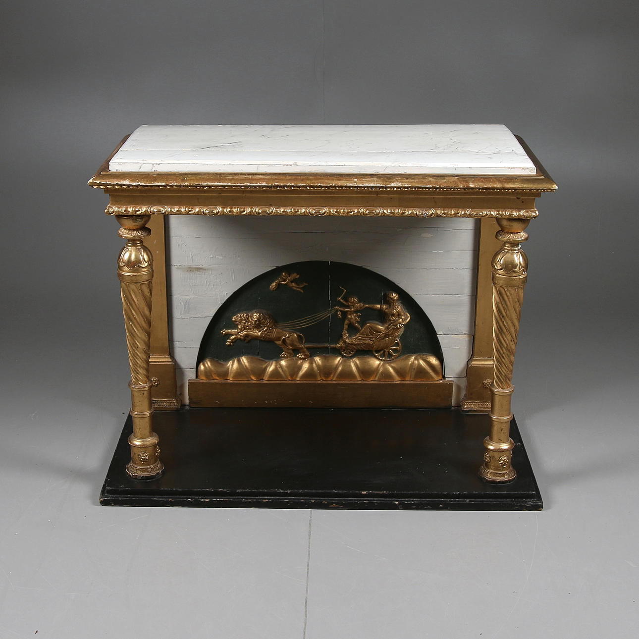 KONSOLBORD, Empire, Johan Martin Berg (1772-1852), Göteborgs Hallstämpel 1833.