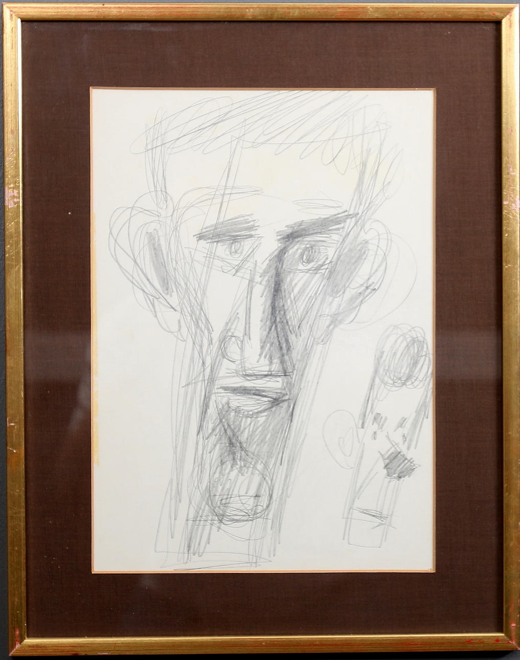 HENRIK TIKKANEN. Blyerts på papper. Ej signerad.