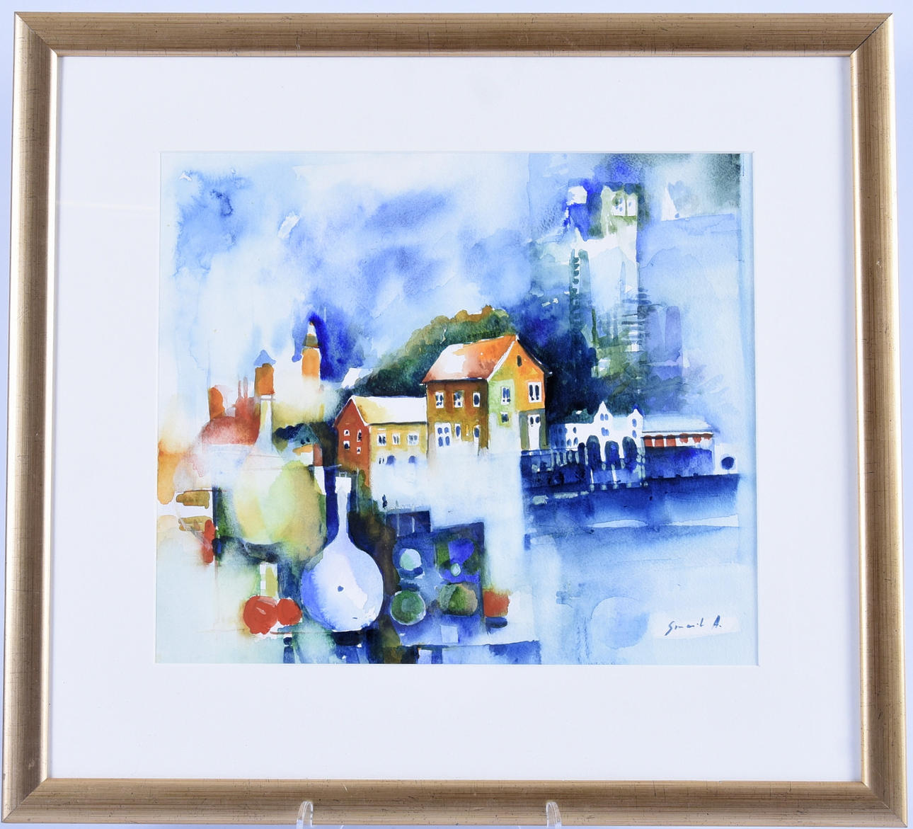 SMAIL AJCUNIC. Akvarell.