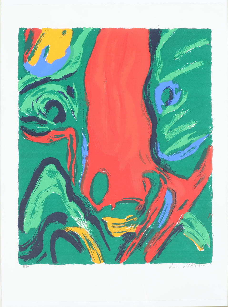 BENGT LINDSTRÖM. litografi, signerad, EA.