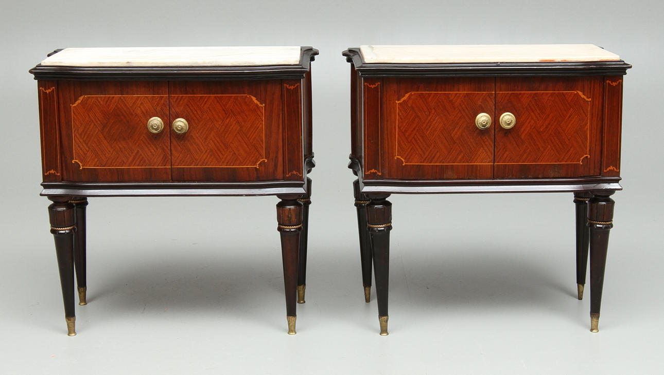 NATTDUKSBORD, 1 par, Louis XVI-stil, 1900-tal.