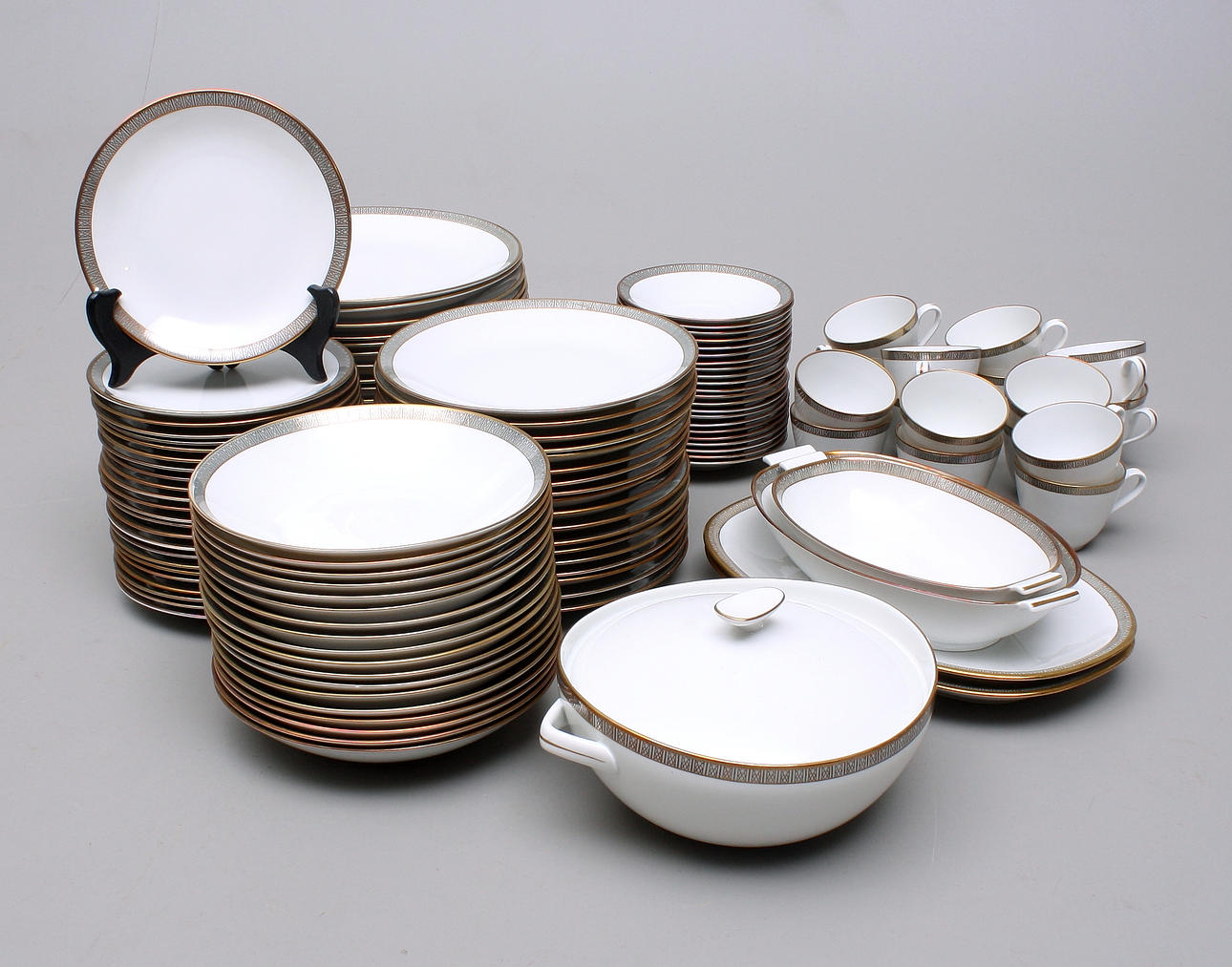 MAT-/KAFFESERVIS, 121 delar, Rörstrand Exclusiv, 1950-/1960-tal.