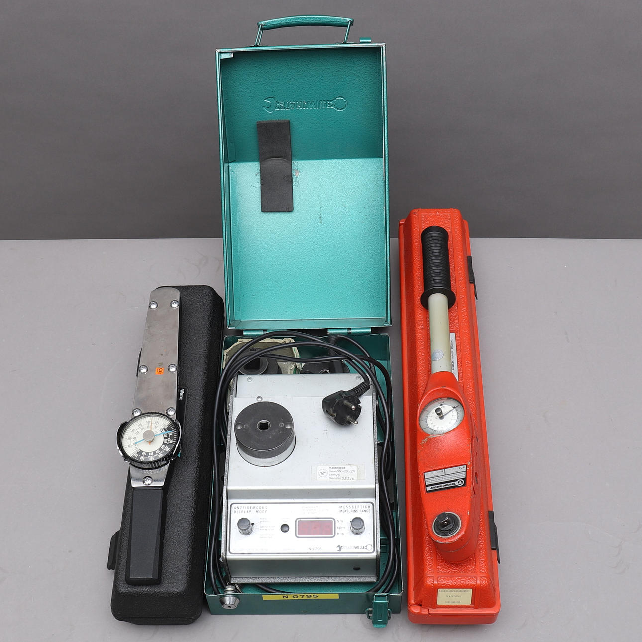 TEST- & MÄTINSTRUMENT, 3 st, momentnycklar.