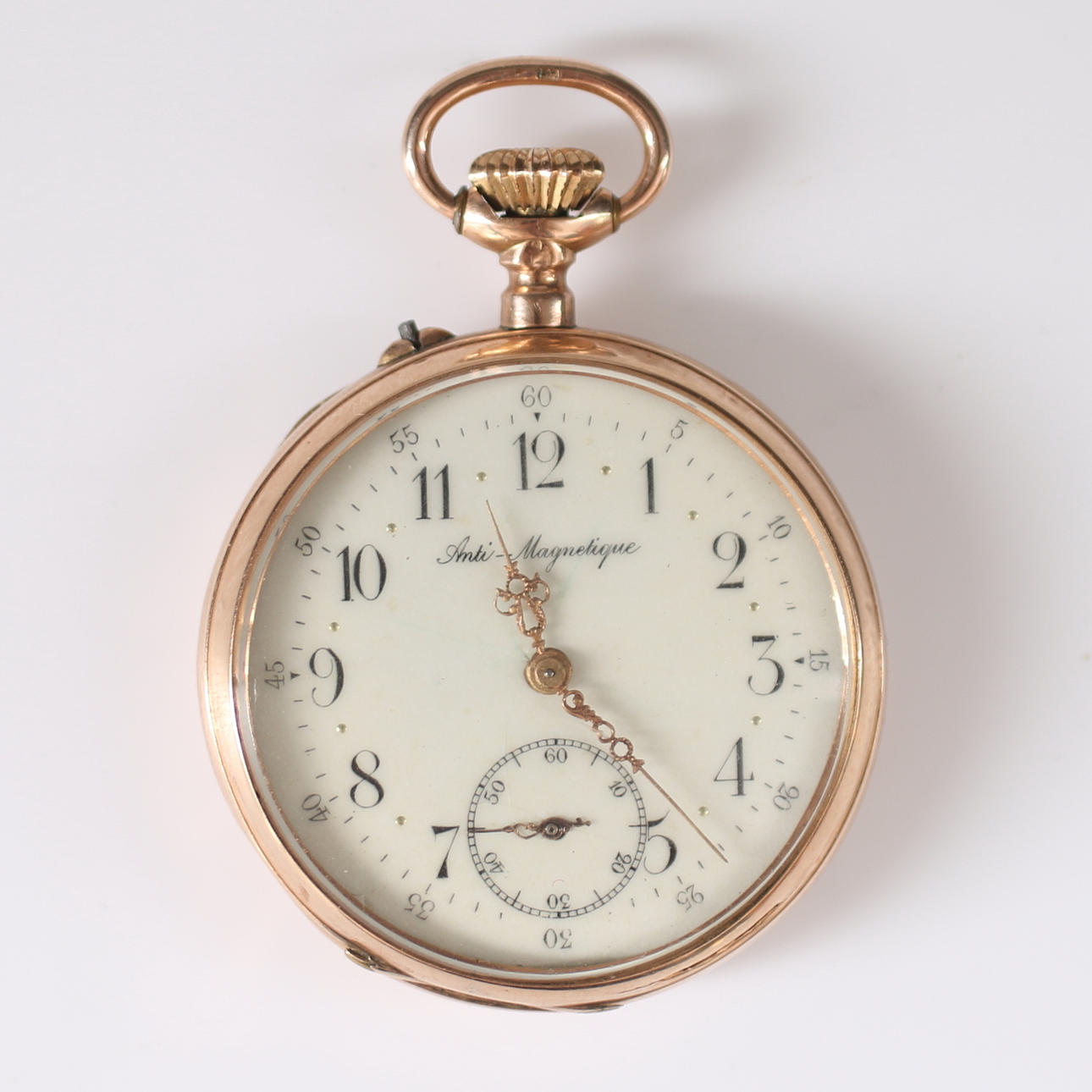 FICKUR, Remontoir, Anti Magnetique 14K, 1900-talets första hälft.