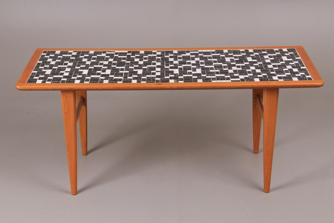 SOFFBORD, Mosaik, Teak, 1900-tal.