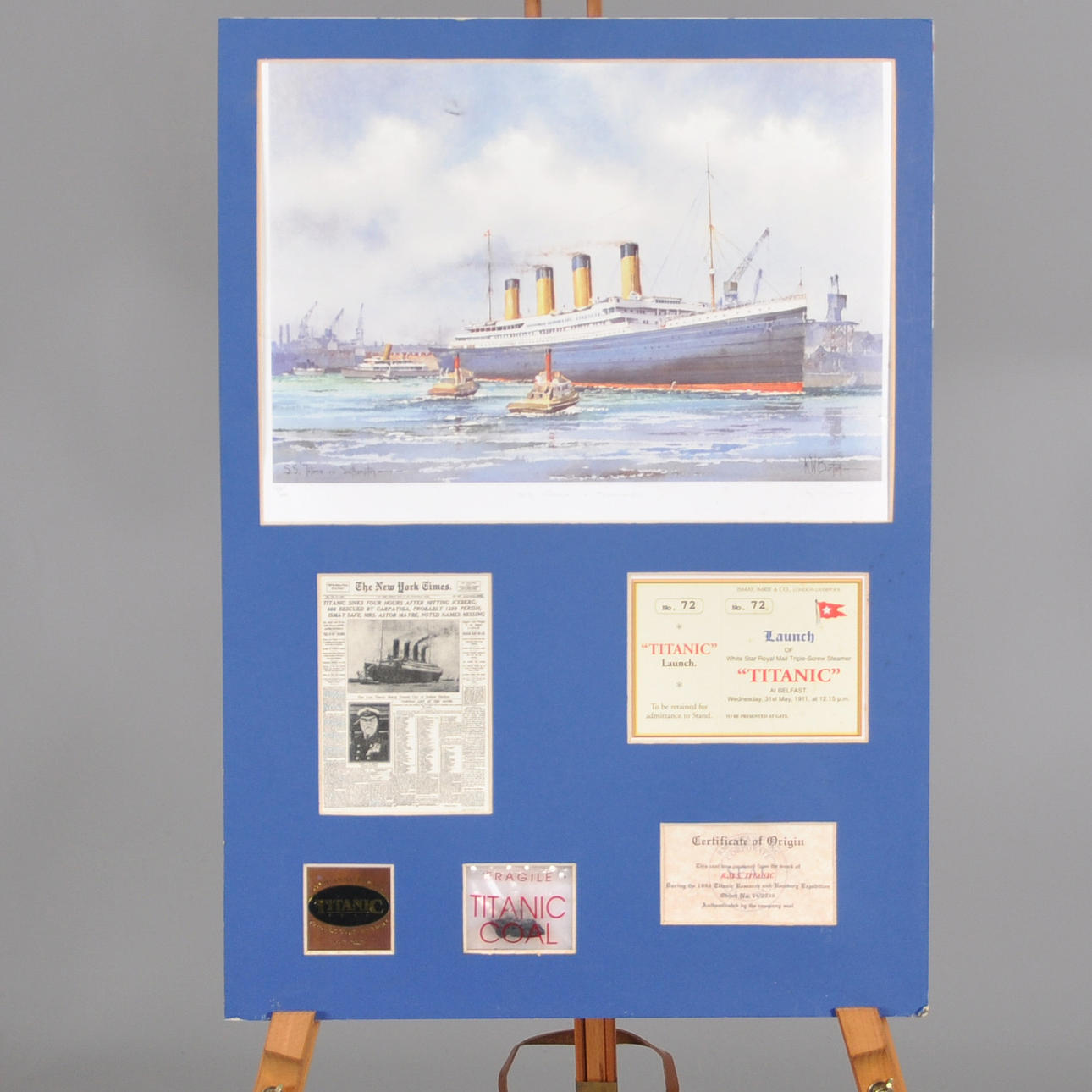 Authentic Coal From Titanic Wreckage.