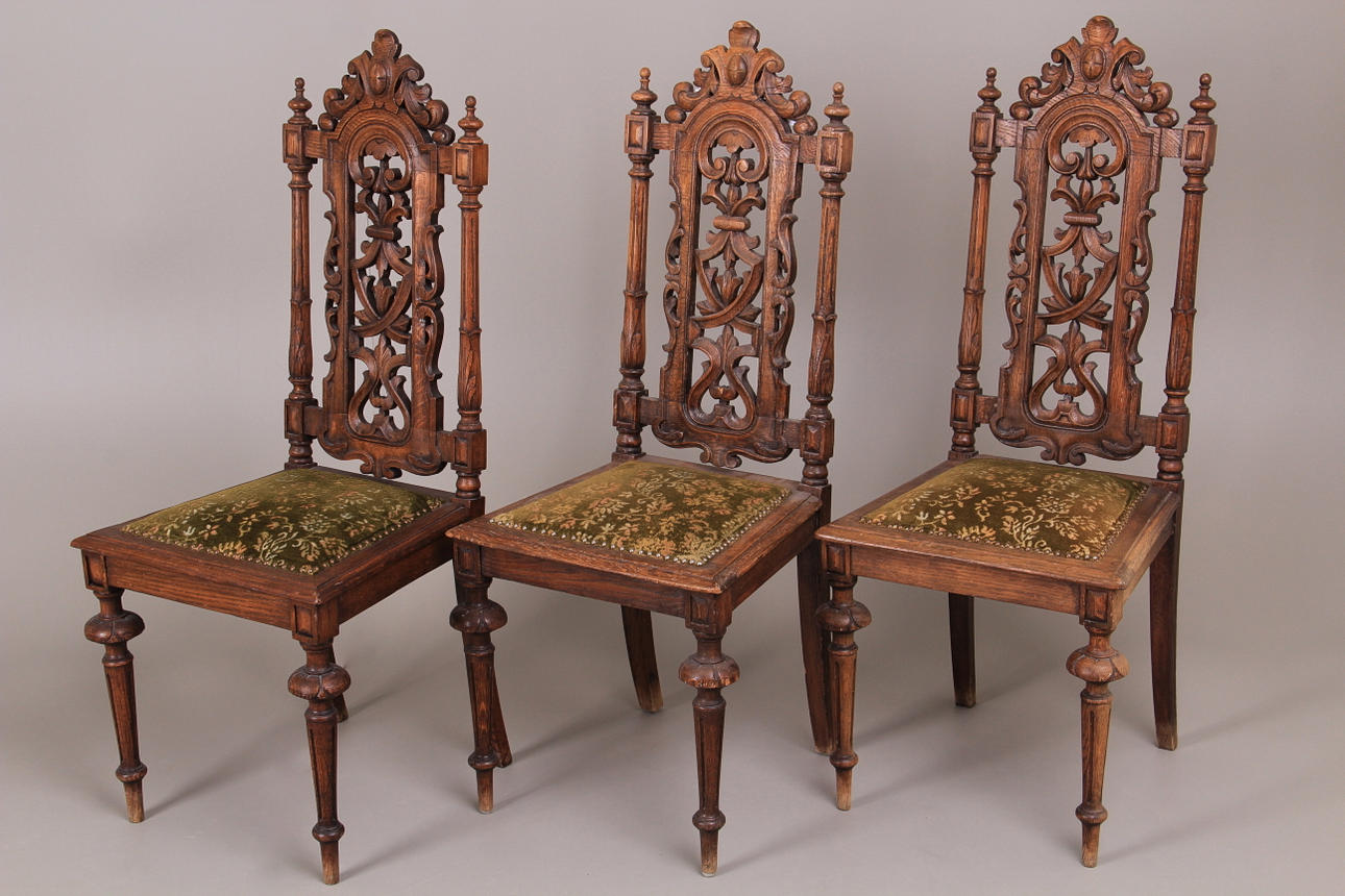 STOLAR, 3 ST, Nyrenässans.