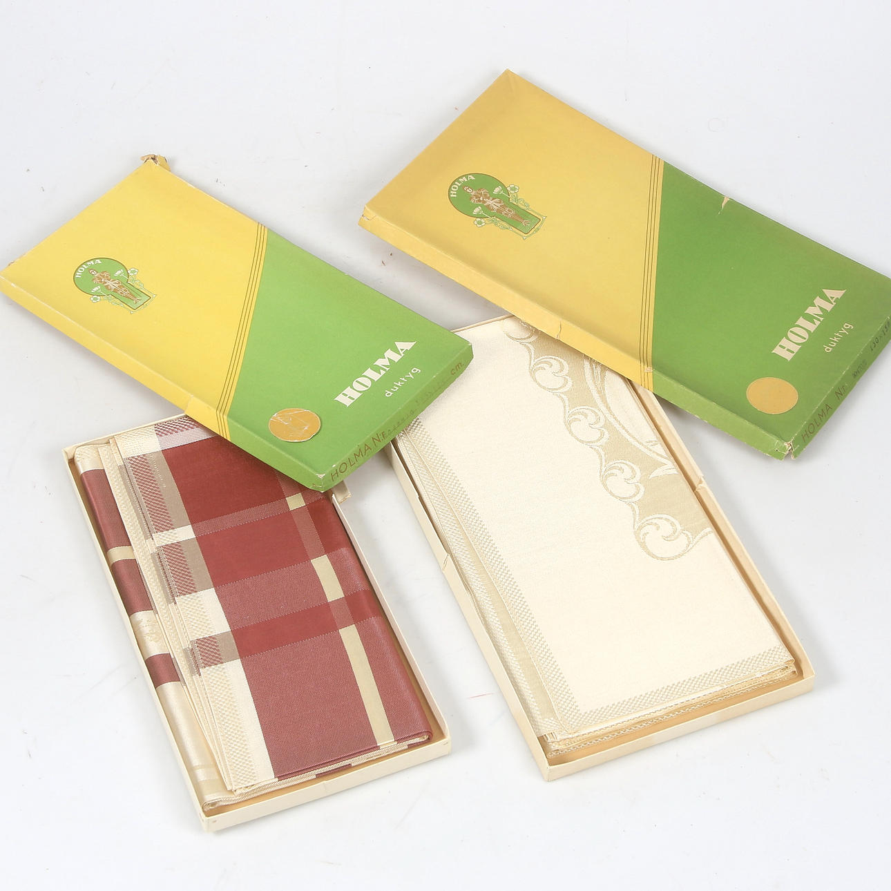 DUKTYG i FÖRPACKNING, Holma, 1900-tal.