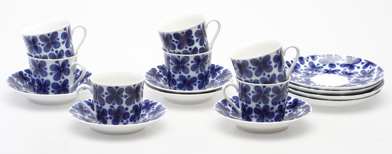 SERVISDELAR, 11 delar, "Mon Amie", Rörstrand.